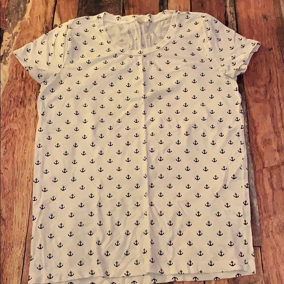 JCrew anchor tee shirt - Picture 2 of 2